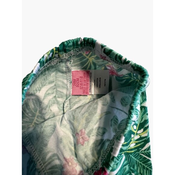 Goodlad Flamingo Outfit Set Infant Girls Size 24 months PAlm Ruffle Sleeve Knit - Picture 5 of 6